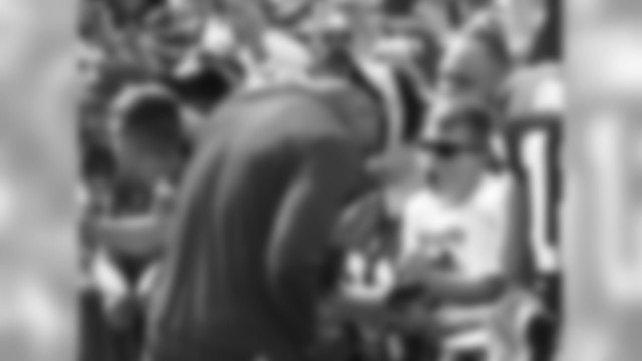 Kansas City Chiefs quarterback Patrick Mahomes (15) signs autographs after practice 8/4/18 at Chiefs Training Camp at Missouri Western State University in St Joseph, Missouri