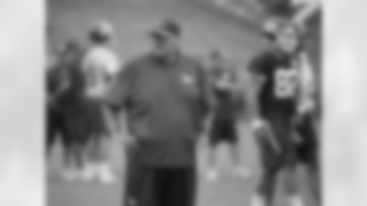Kansas City Chiefs head coach Andy Reid at practice on the fifth day of training camp on Mosaic Life Care Field at the campus of Missouri Western State University on Wednesday, August 3, 2016.