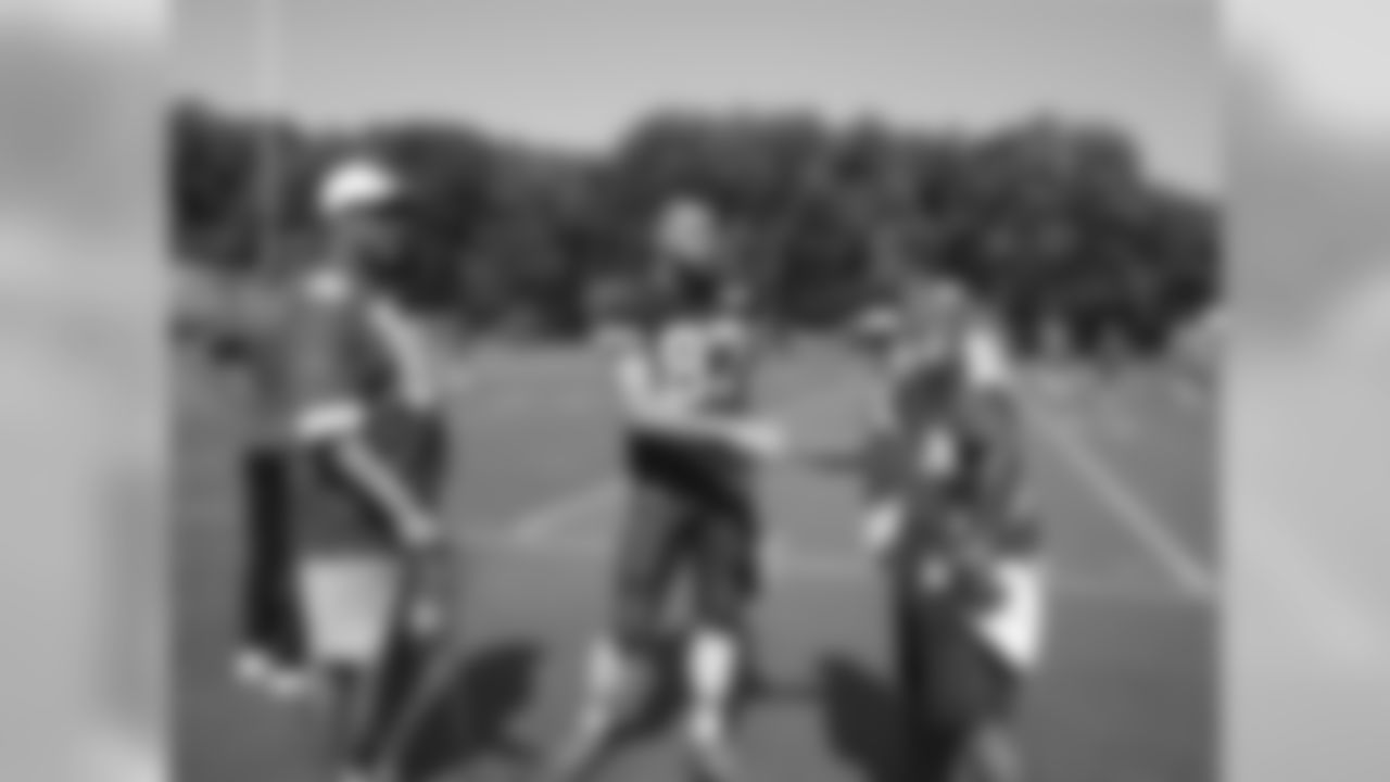 Alumni watch Chiefs Training Camp at Missouri Western State University in St. Joseph, Missouri. on 8/11/18