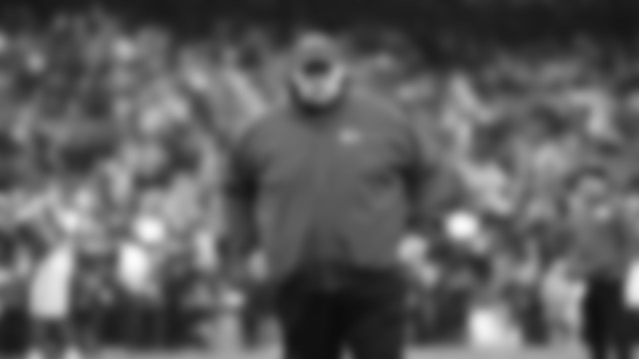 Kansas City Chiefs Head Coach Andy Reid looks on prior to an NFL football game against the Jacksonville Jaguars, Saturday January 21, 2023 in Kansas City.