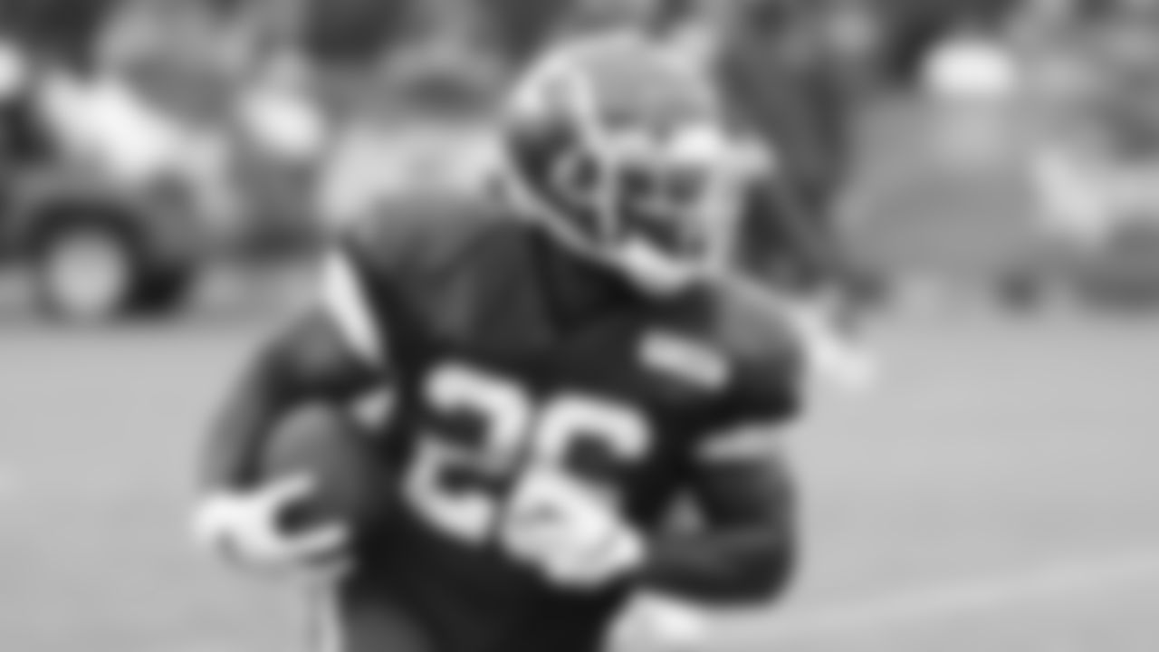 Kansas City Chiefs Running Back Damien Williams (26) during a 2019 Training Camp practice at Missouri Western State University, in St Joseph Missouri.
