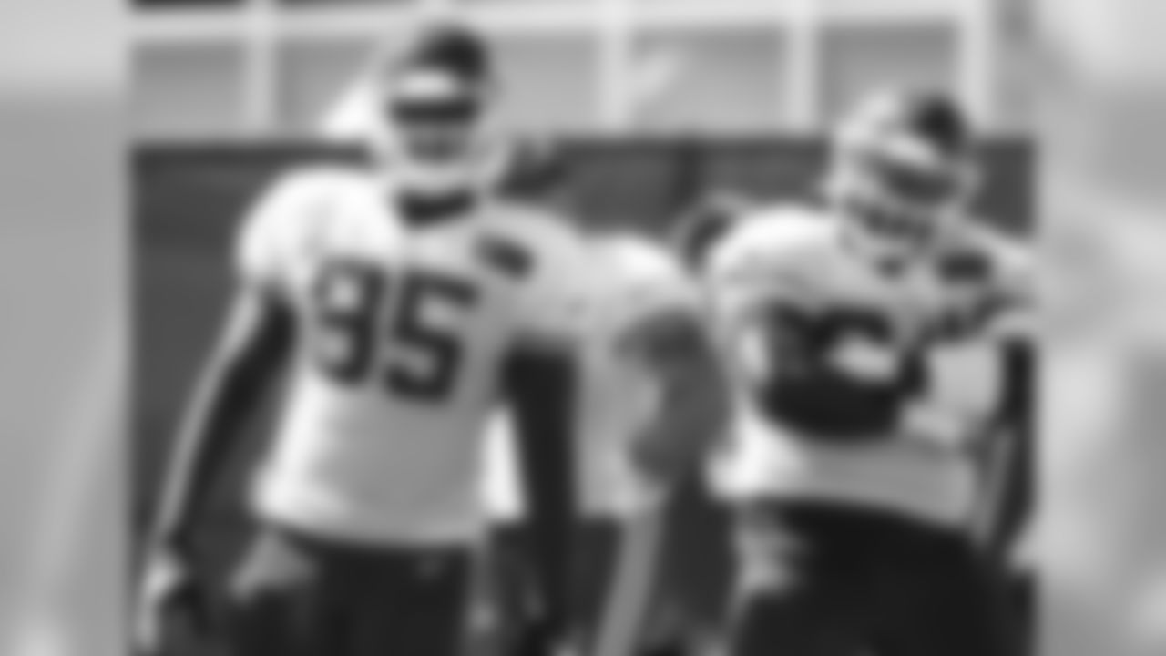 Kansas City Chiefs defensive tackle Chris Jones (95) during practice on September 12, 2018.
