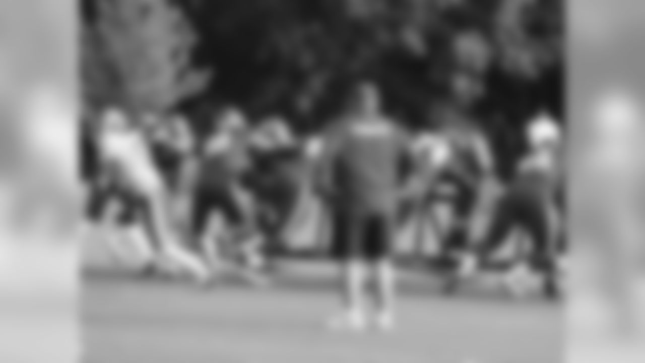 Andy Reid during practice on 8/11/18 at Chiefs Training Camp at Missouri Western State University in St. Joseph, Missouri.