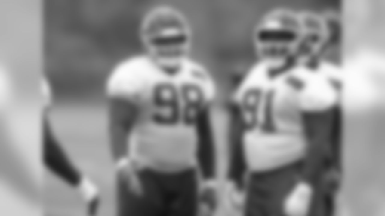 Kansas City Chiefs defensive tackle Xavier Williams (98) during practice on 10/10/18