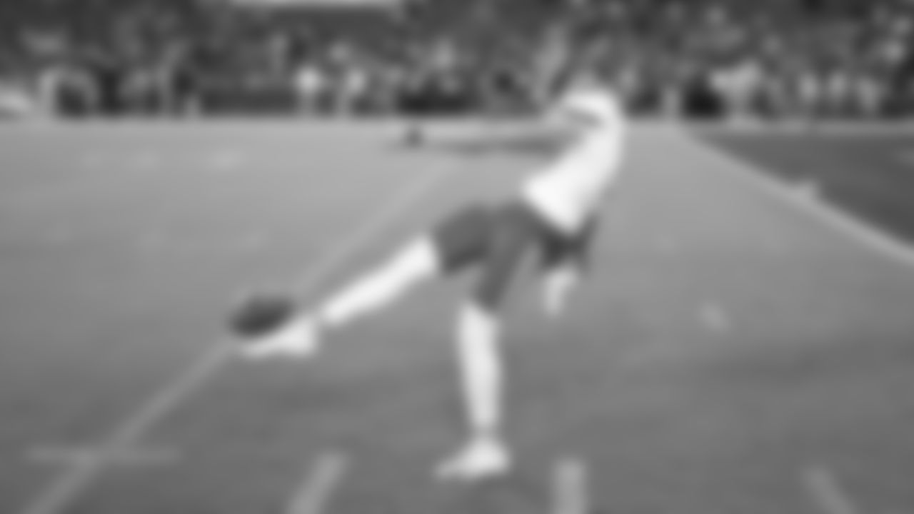 Kansas City Chiefs punter Tommy Townsend (5) prior to the Week 2 game against the Baltimore Ravens at M&T Bank Stadium on September 19, 2021