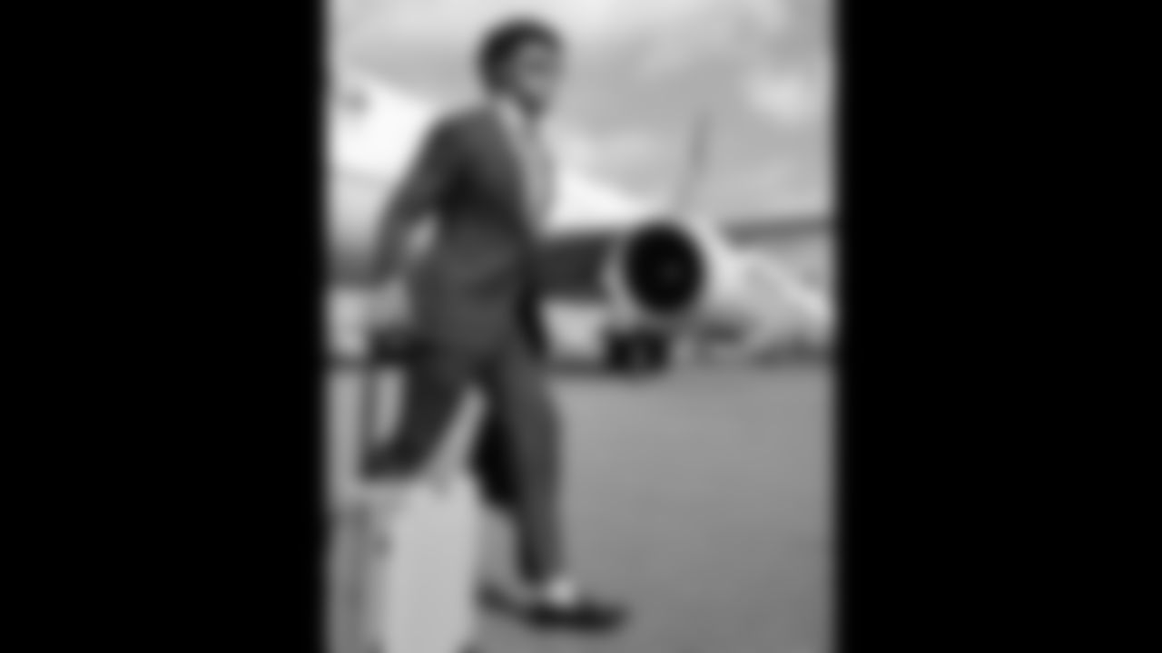Kansas City Chiefs quarterback Patrick Mahomes (15) travels to Baltimore in preparation for the Sunday night football game against the Ravens.