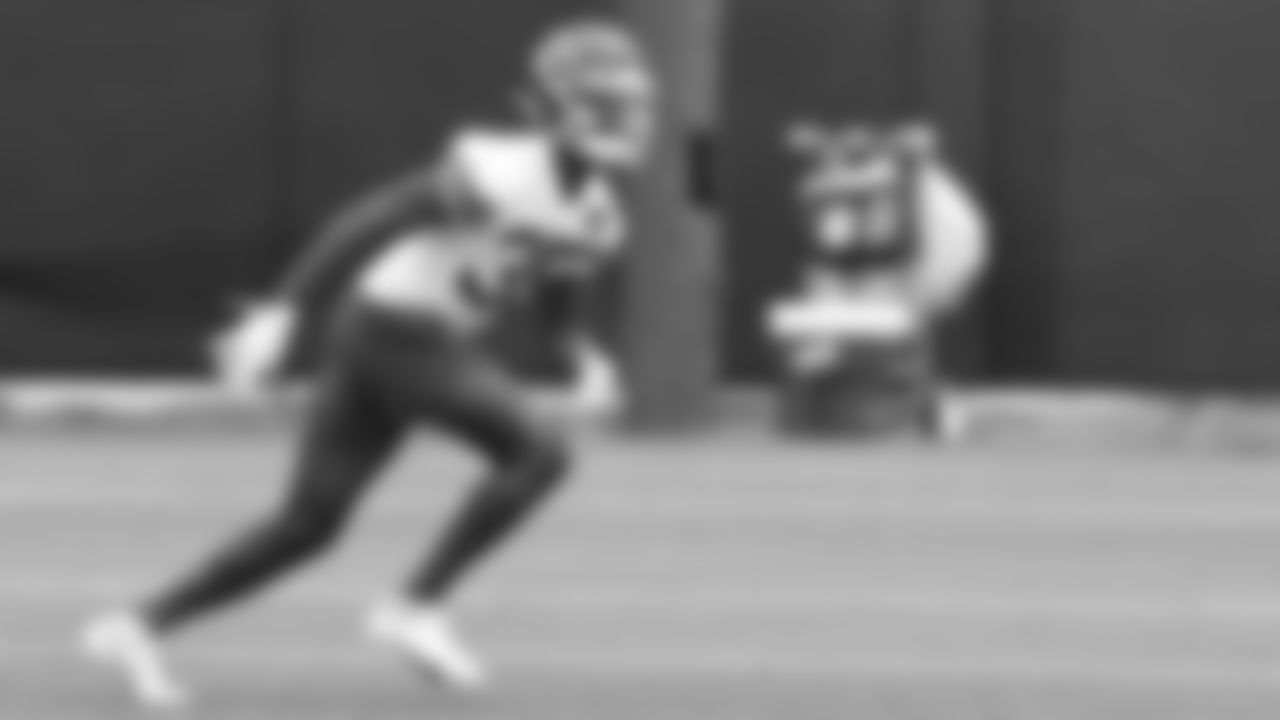 Defensive back Jaylen Watson (35) during the second day of practice for Kansas City Chiefs rookie mini camp.