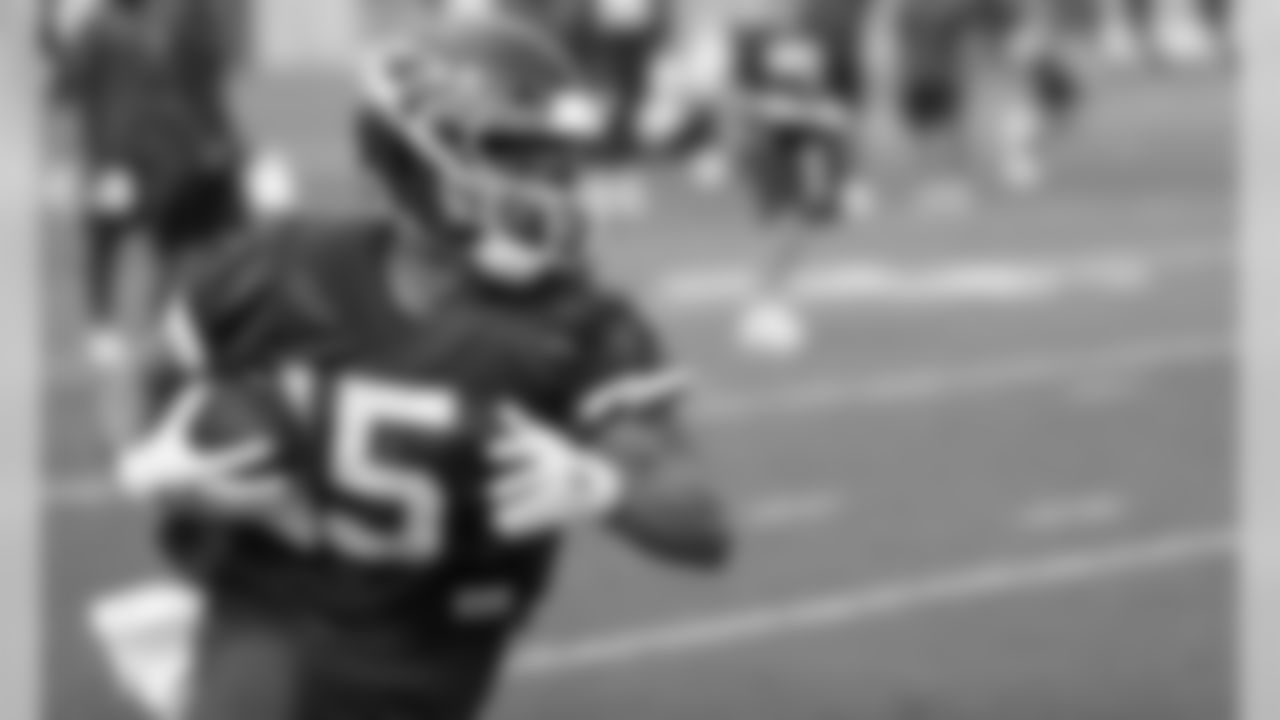 Kansas City Chiefs Wide Receiver Cody Thompson (83) during a 2019 practice at the University of Kansas Health System Training Complex in Kansas City, MO.