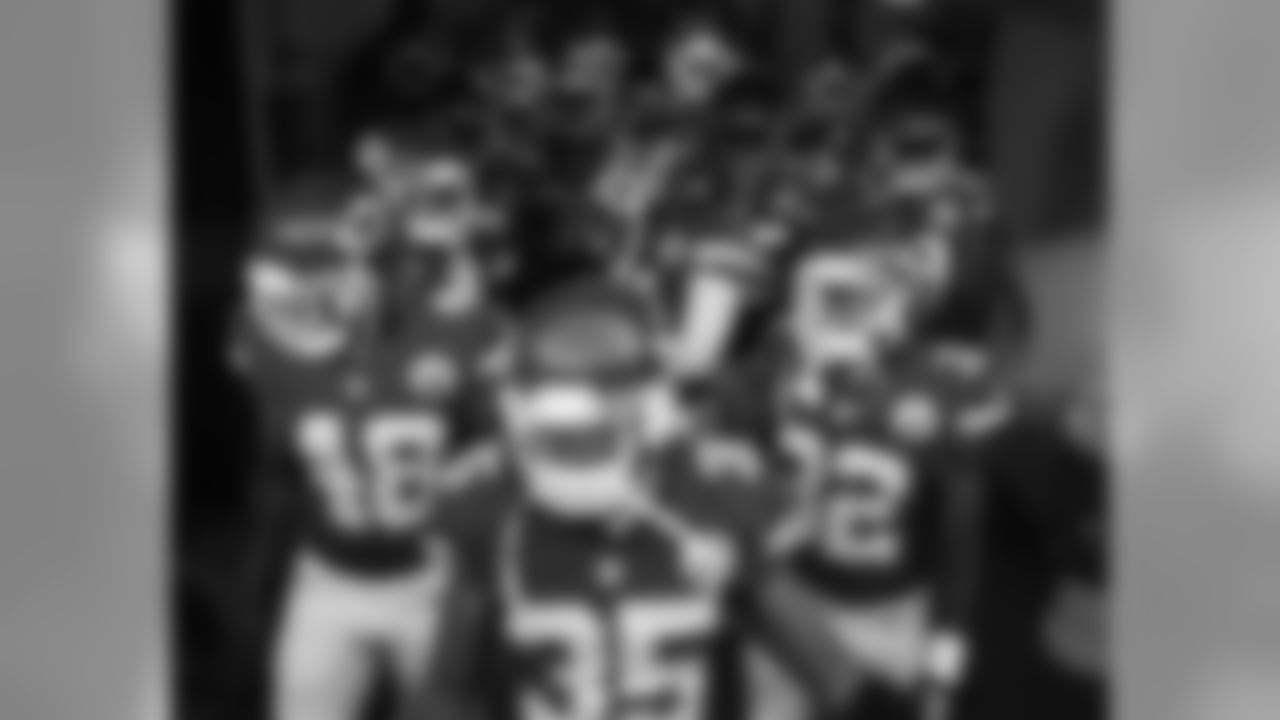 Kansas City Chiefs players wait to enter Arrowhead before the 2013 preseason game vs. Green Bay.