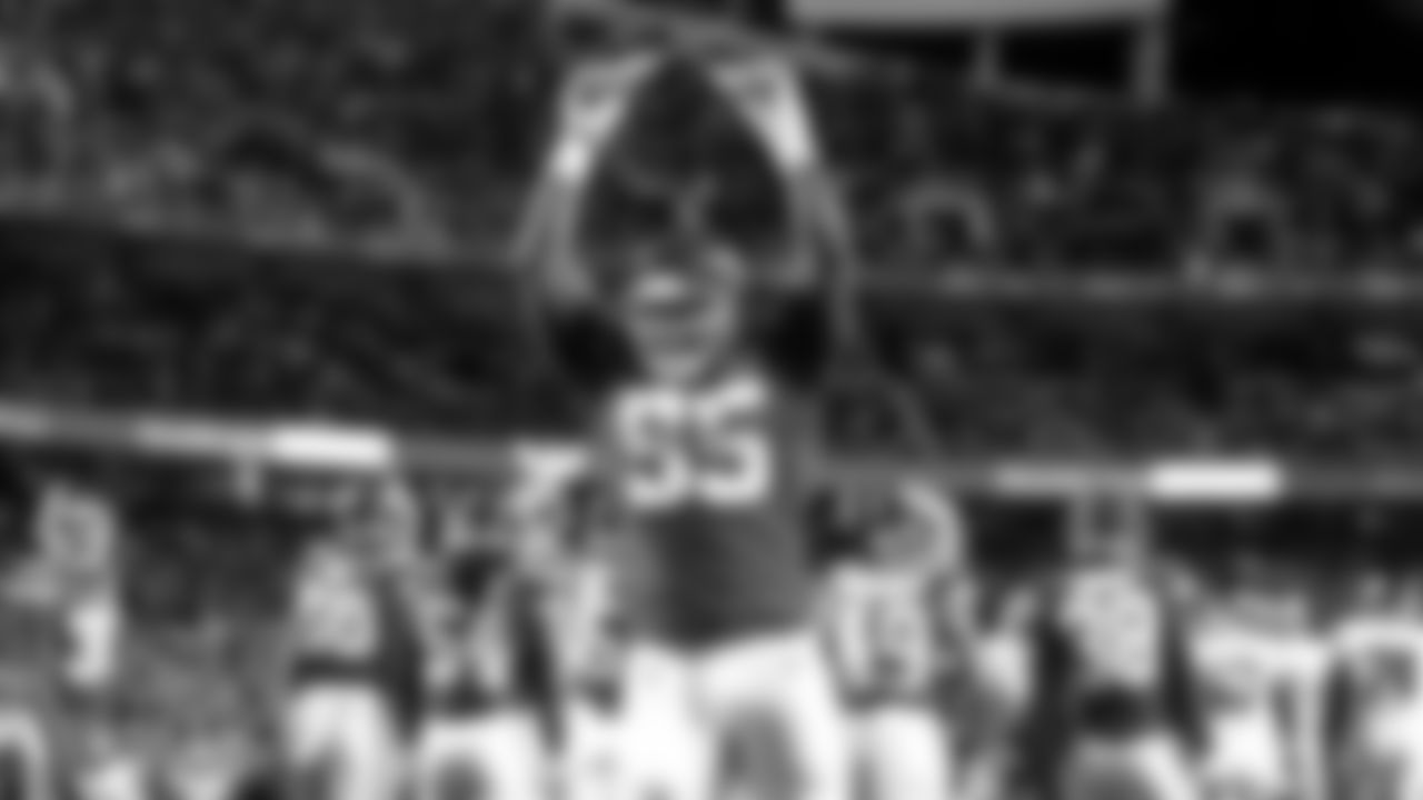 Kansas City Chiefs defensive end Chris Jones (95) during an NFL football game against the New York Giants, Monday, November 1, 2021 in Kansas City.