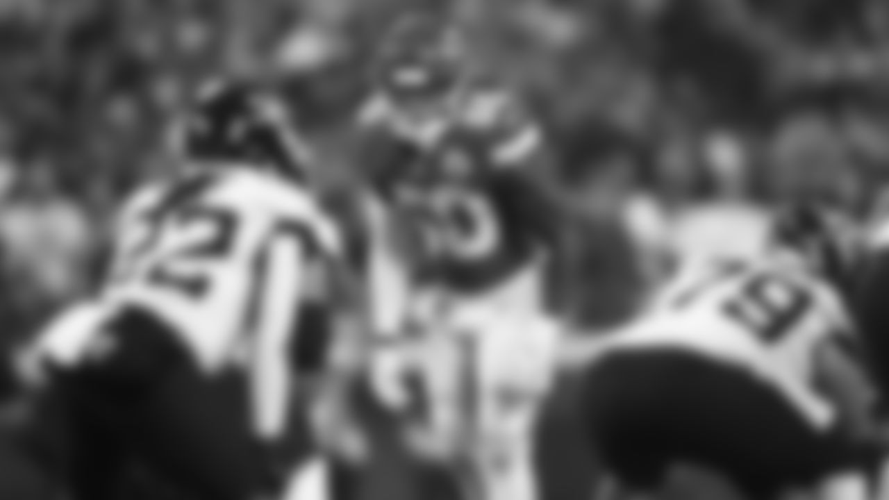 Kansas City Chiefs face off against the Jacksonville Jaguars at GEHA Field at Arrowhead Stadium on January 21, 2023.