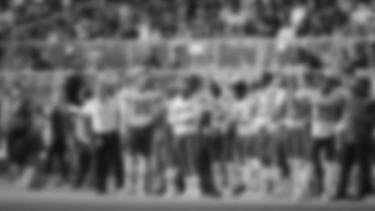 Kansas City Chiefs on the sidelines during preseason game one against the San Francisco 49ers, Saturday, Aug. 14th, 2021.