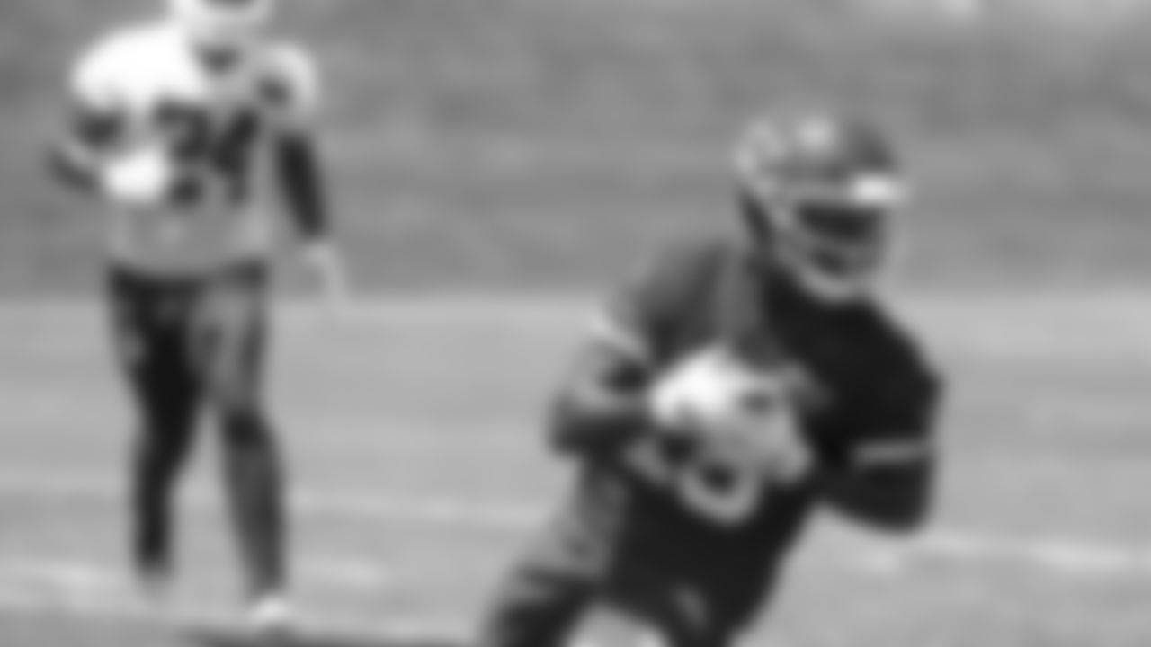 The Kansas City Chiefs participate in the eight practice of OTA''s.