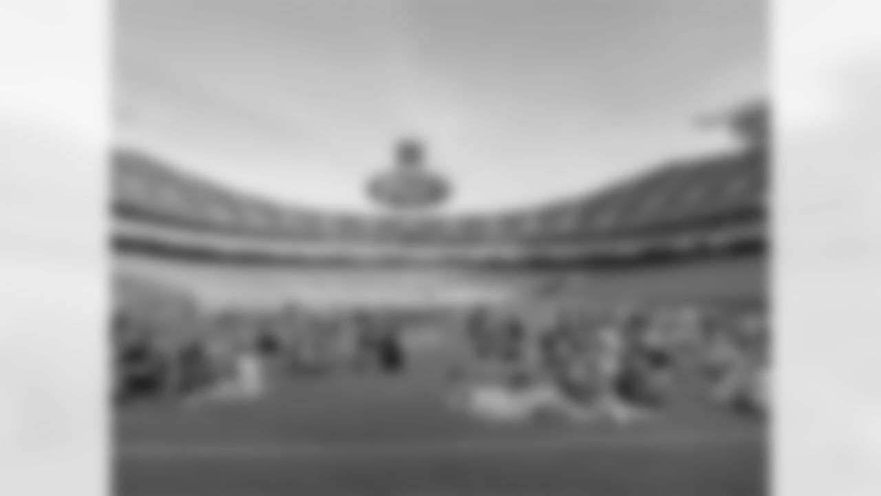Chiefs host a children's movie night on the field of Arrowhead.