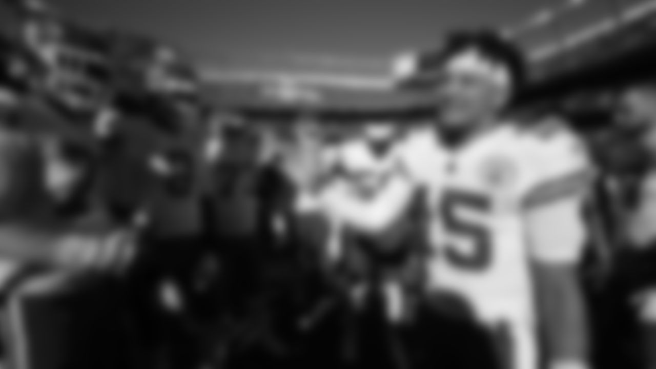Kansas City Chiefs quarterback Patrick Mahomes (15) leads the team huddle prior to an NFL football game against the Denver Broncos, Sunday December 11, 2022