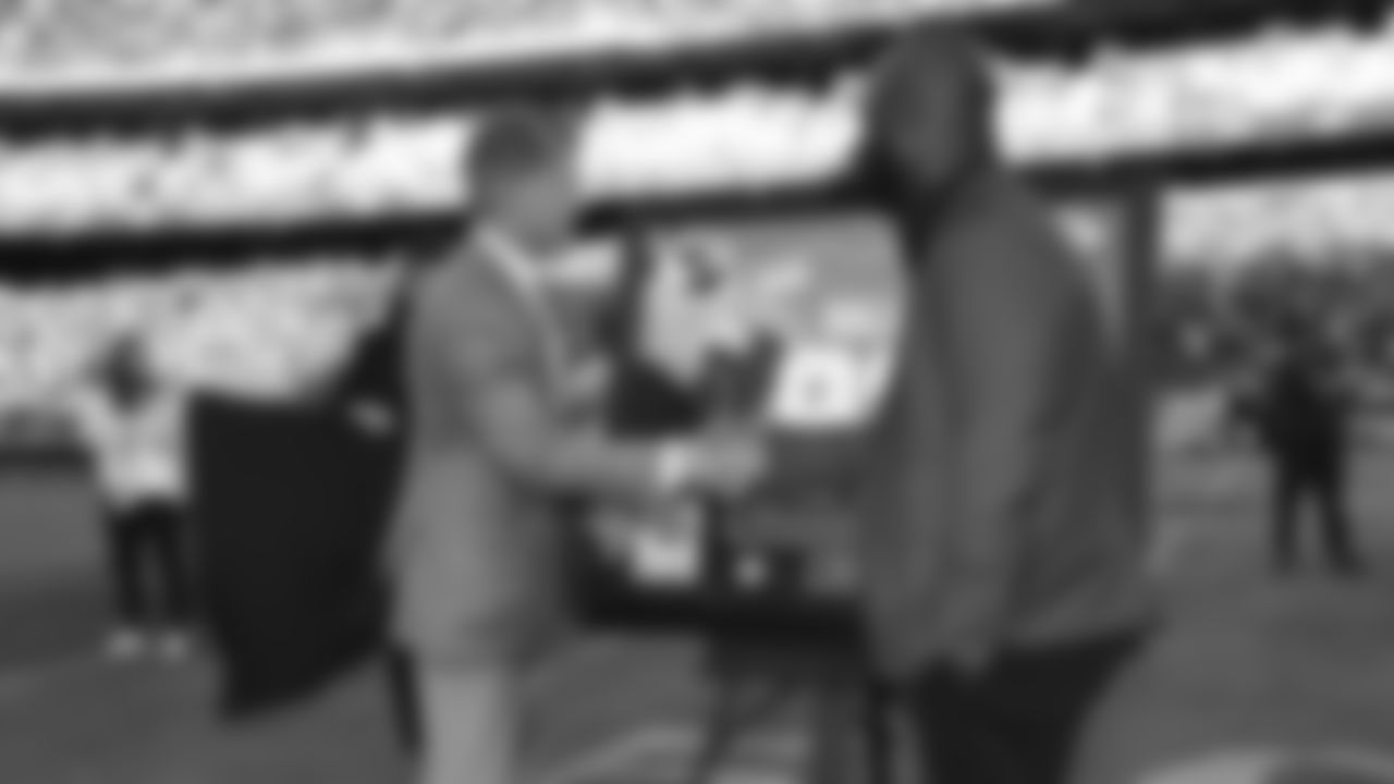 Dante Hall inducted into the Kansas City Chiefs Ring of Honor on Sunday, October 22, 2023.