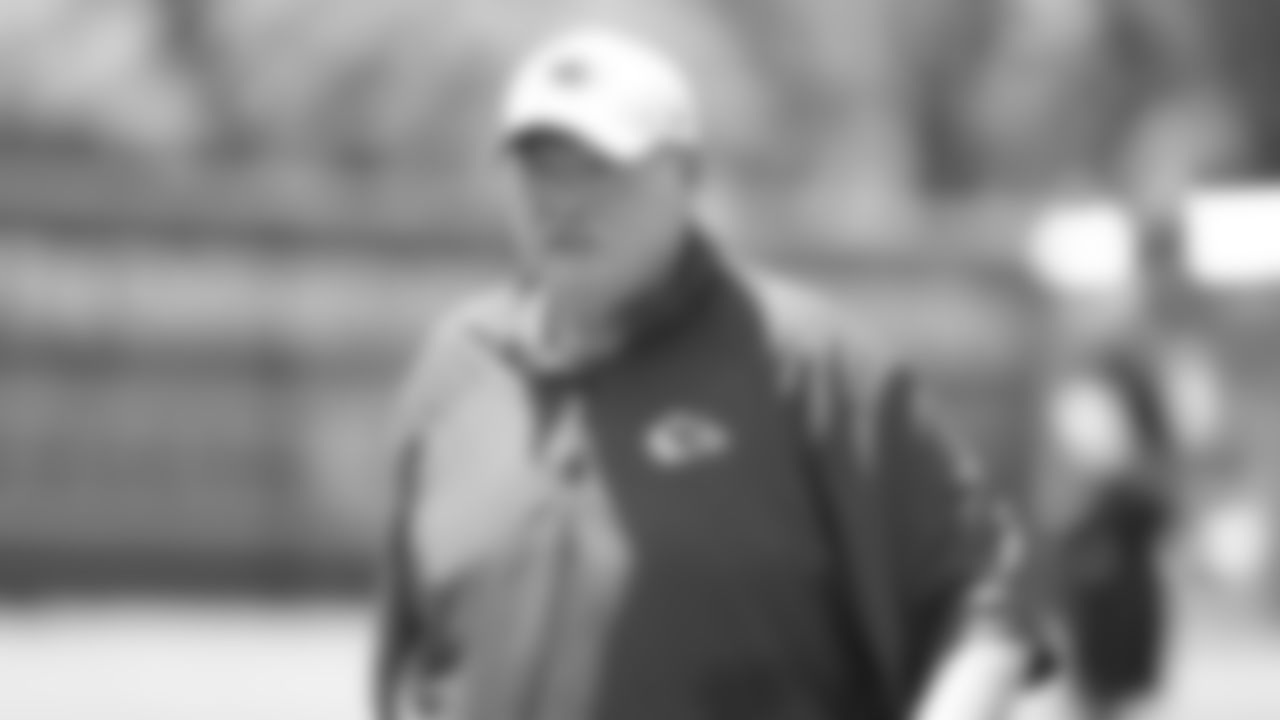The Kansas City Chiefs participate in the eight practice of OTA''s.