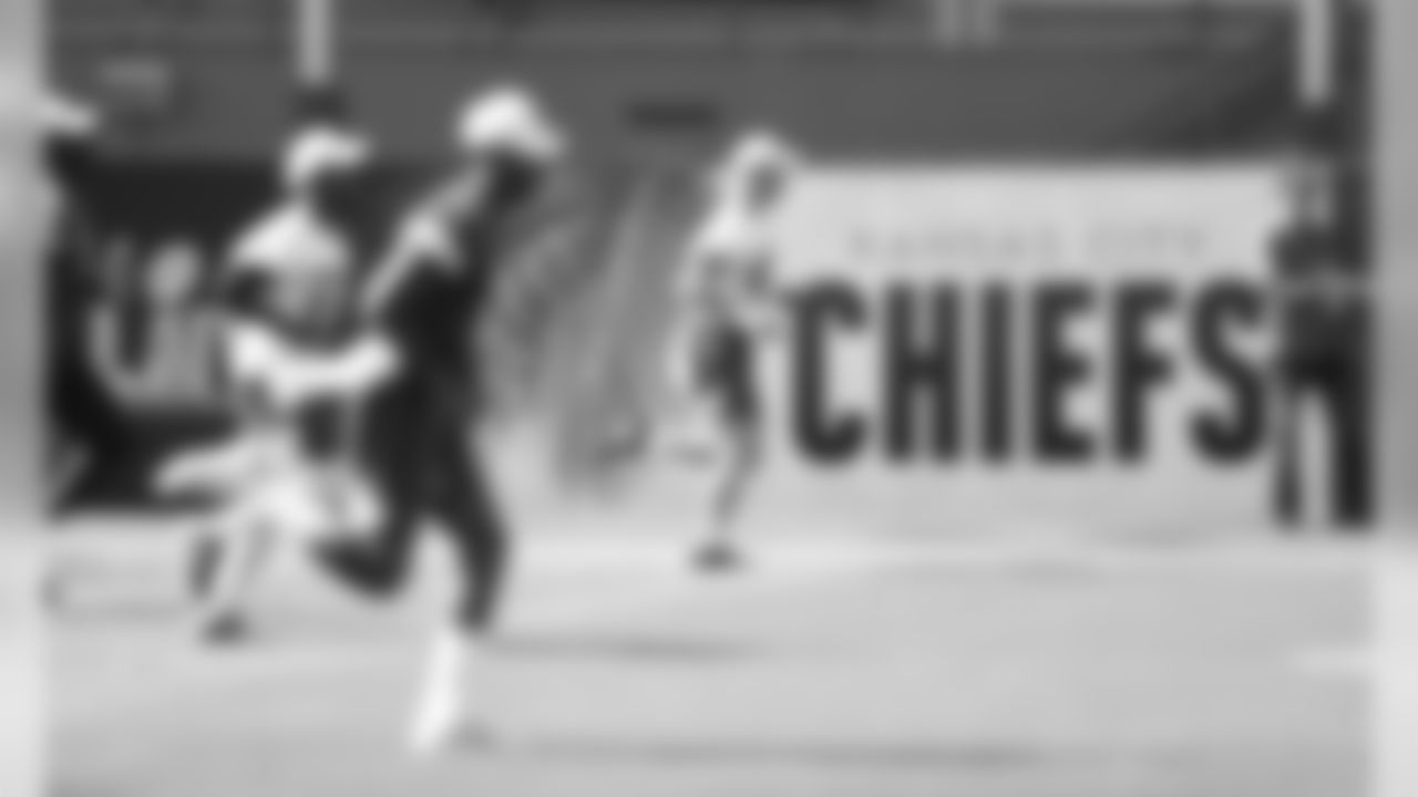 The Kansas City Chiefs during the Wednesday practice at the Miami Dolphins Training Facility on January 29, 2020.