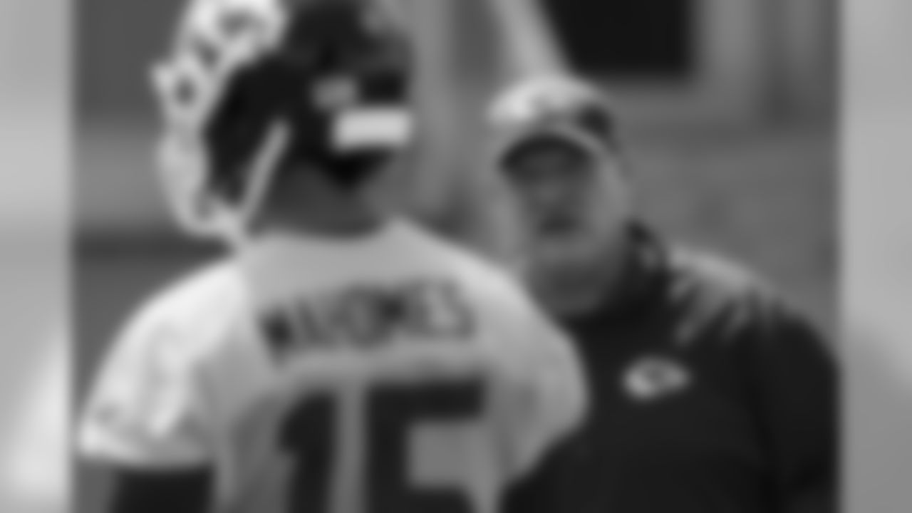 Head Coach Andy Reid during practice on 8/22/18