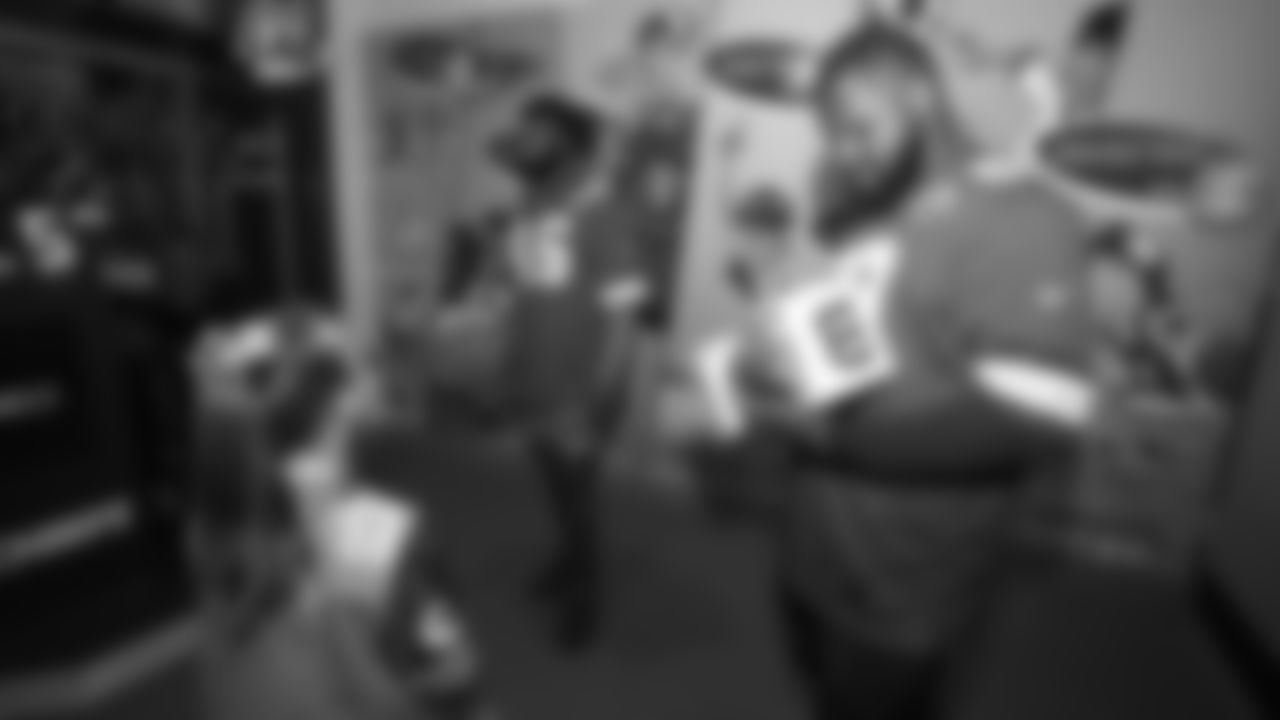The Kansas City Chiefs Community Caring Team, led by the Chiefs linebackers, hosted a group of Girl Scouts at the Chiefs Sports Lab inside Arrowhead Stadium.