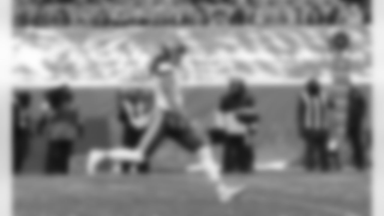 Kansas City Chiefs punter Tommy Townsend (5) during an NFL football game against the Denver Broncos at Empower Field at Mile High on Sunday, Oct. 25, 2020