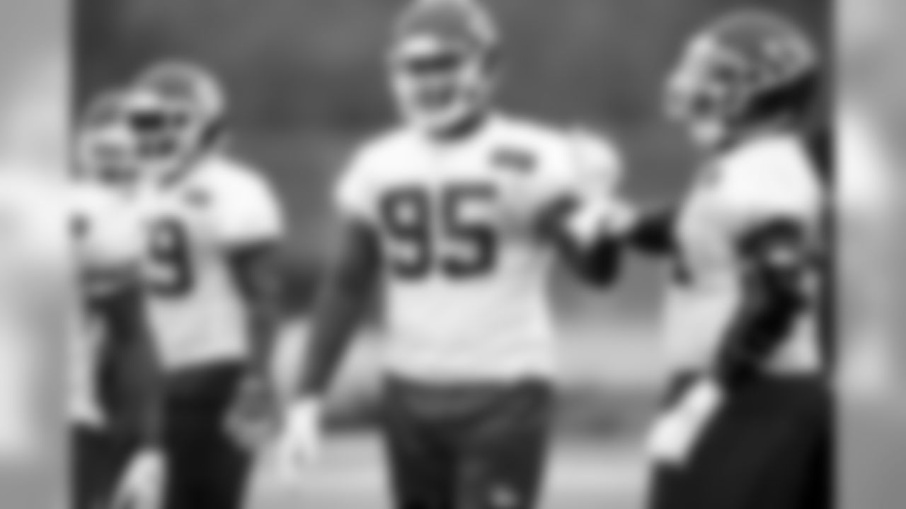 Kansas City Chiefs defensive tackle Chris Jones (95) during practice on 10/4/18