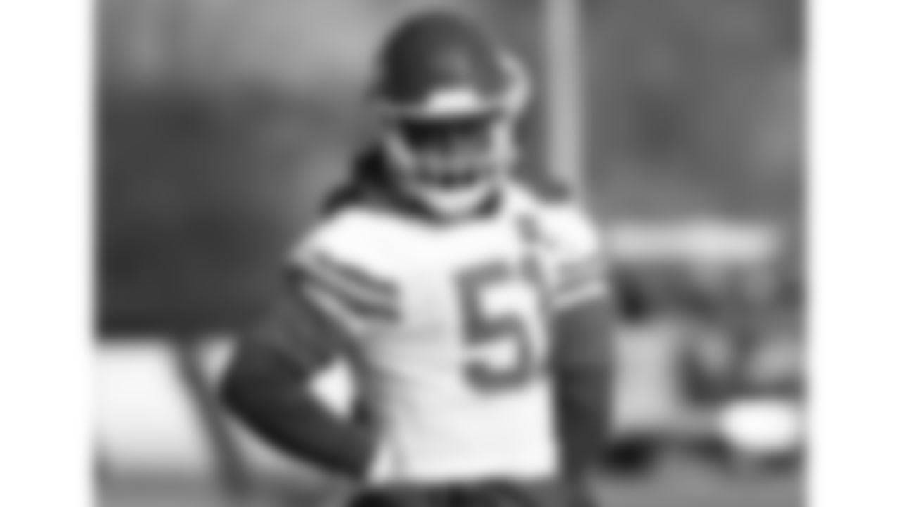 Kansas City Chiefs defensive end Michael Danna (51) at practice in preparation for week eighteen against the Denver Broncos.