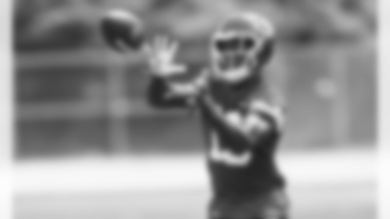 Kansas City Chiefs wide receiver Byron Pringle (13) during phase 3 workouts at the The University of Kansas Health System Training Complex.