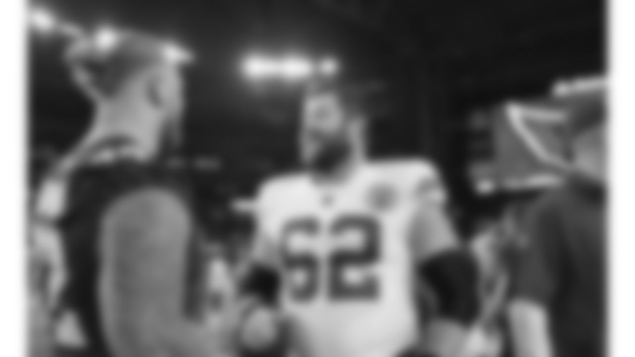 Kansas City Chiefs offensive lineman Joe Thuney (62) during post game of the Chiefs preseason Week 2 matchup against the Arizona Cardinals on Saturday, August 19, 2023.