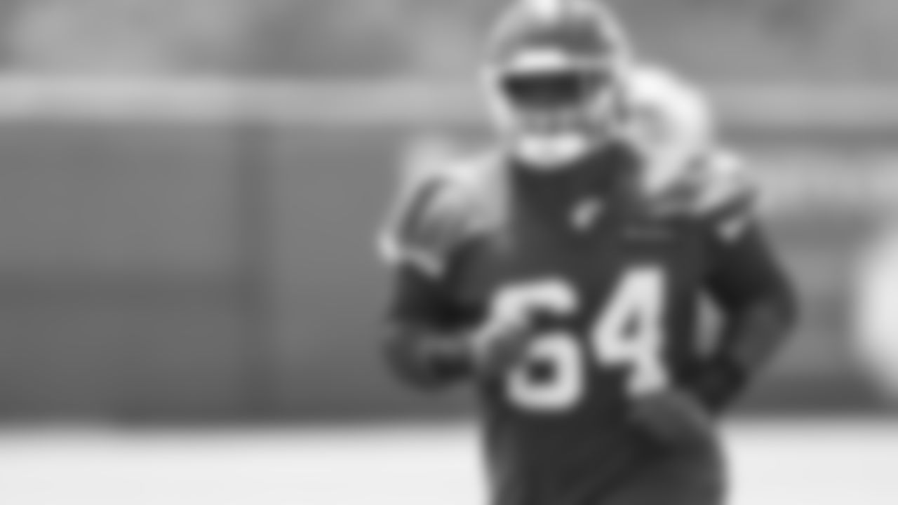 Kansas City Chiefs center Darryl Williams (64) during practice on Tuesday June 7, 2022.