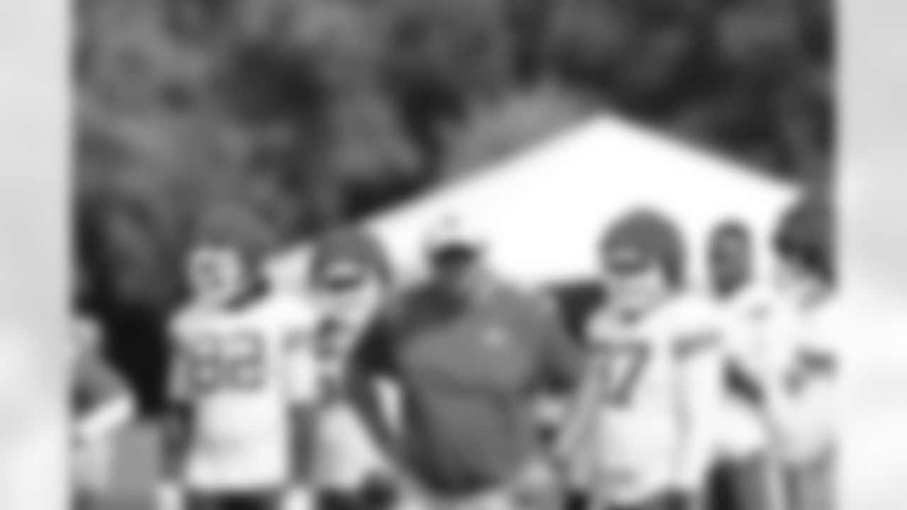 Kansas City Chiefs Offensive Line Coach Andy Heck during training camp at Missouri Western State University.