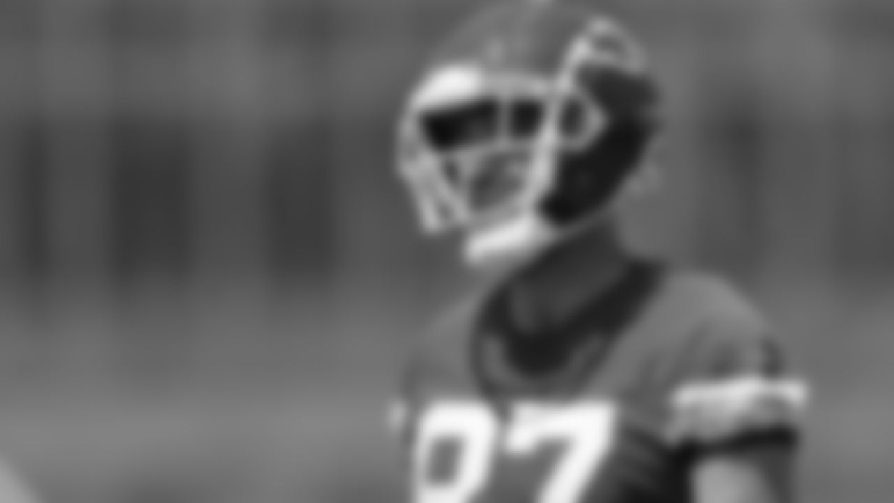 Kansas City Chiefs tight end Travis Kelce (87) at day 4 of OTAs on Tuesday, May 30, 2023 in Kansas City, MO.