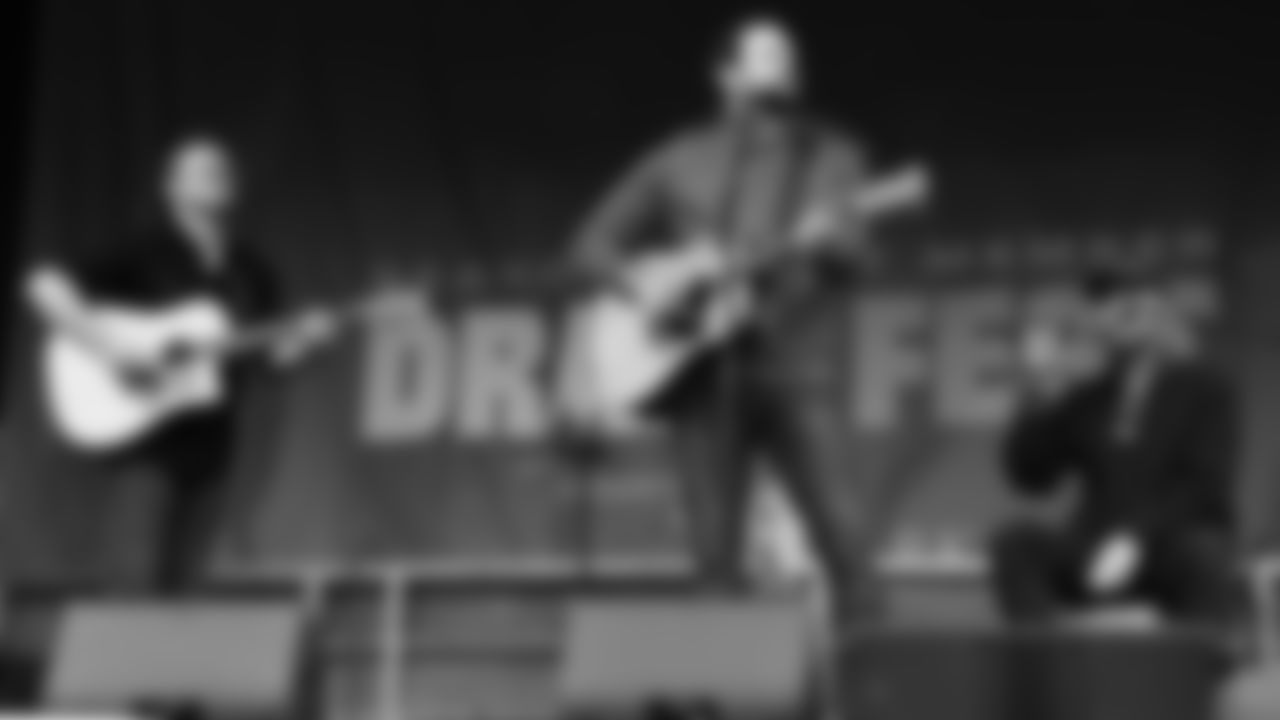 Singer Blane Howard performs during the 2022 Draft Fest on Saturday, April 30, 2022, at GEHA Field at Arrowhead Stadium.
