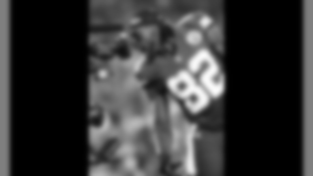 Kansas City Chiefs wide receiver Dwayne Bowe (82) yells into the camera during the Sept. 29, 2014 home game against the New England Patriots. The Chiefs won 41-14.