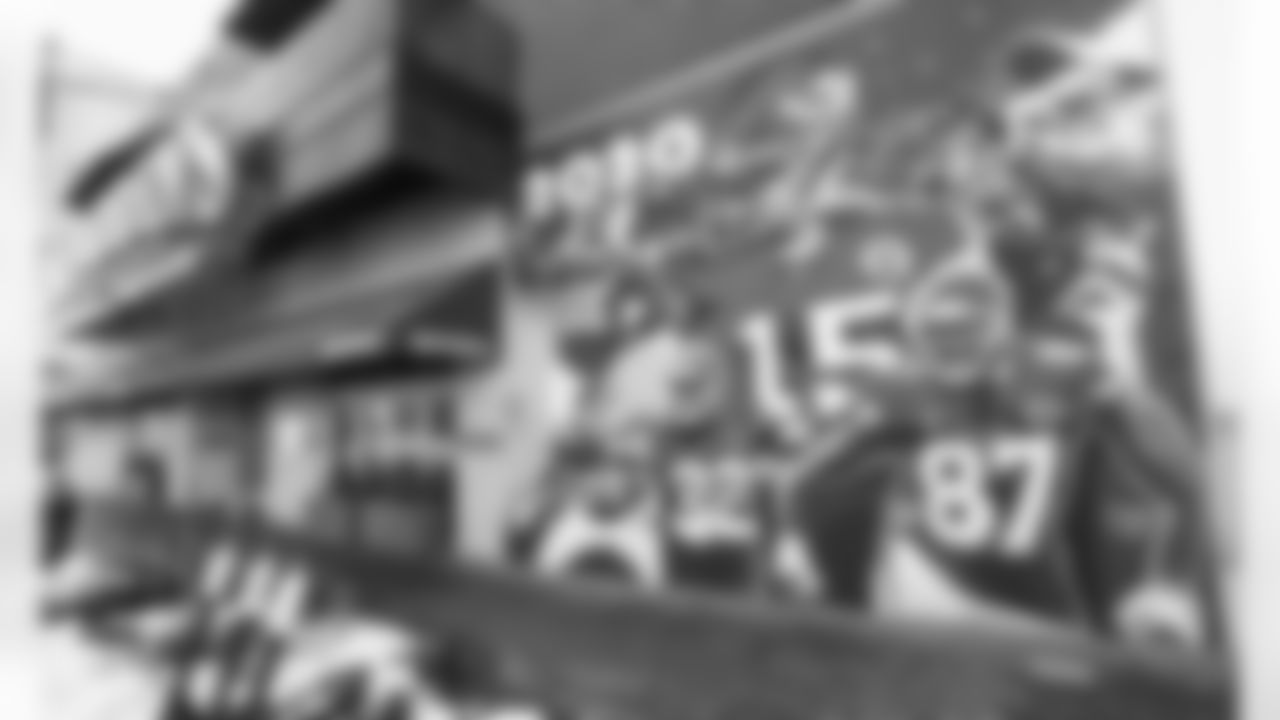 The Super Squad mural located next to McFadden's Sports Saloon in the Power & Light district in Kansas City, MO