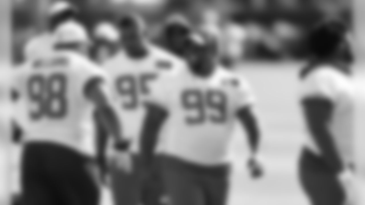 Kansas City Chiefs Defensive Tackle Khalen Saunders (99) during the Wednesday practice at the Miami Dolphins Training Facility on January 29, 2020.