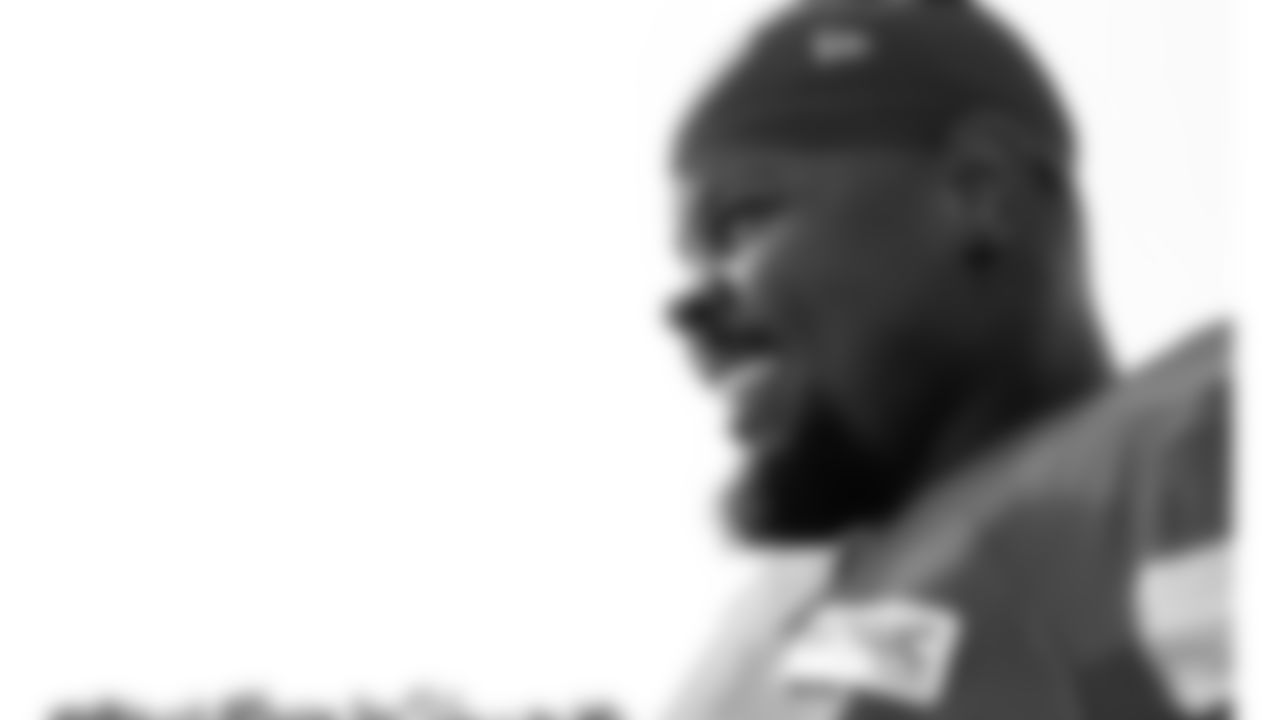 Kansas City Chiefs offensive tackle Jawaan Taylor (74) at Kansas City Chiefs Training Camp in St. Joseph, MO on Tuesday, August 8, 2023.