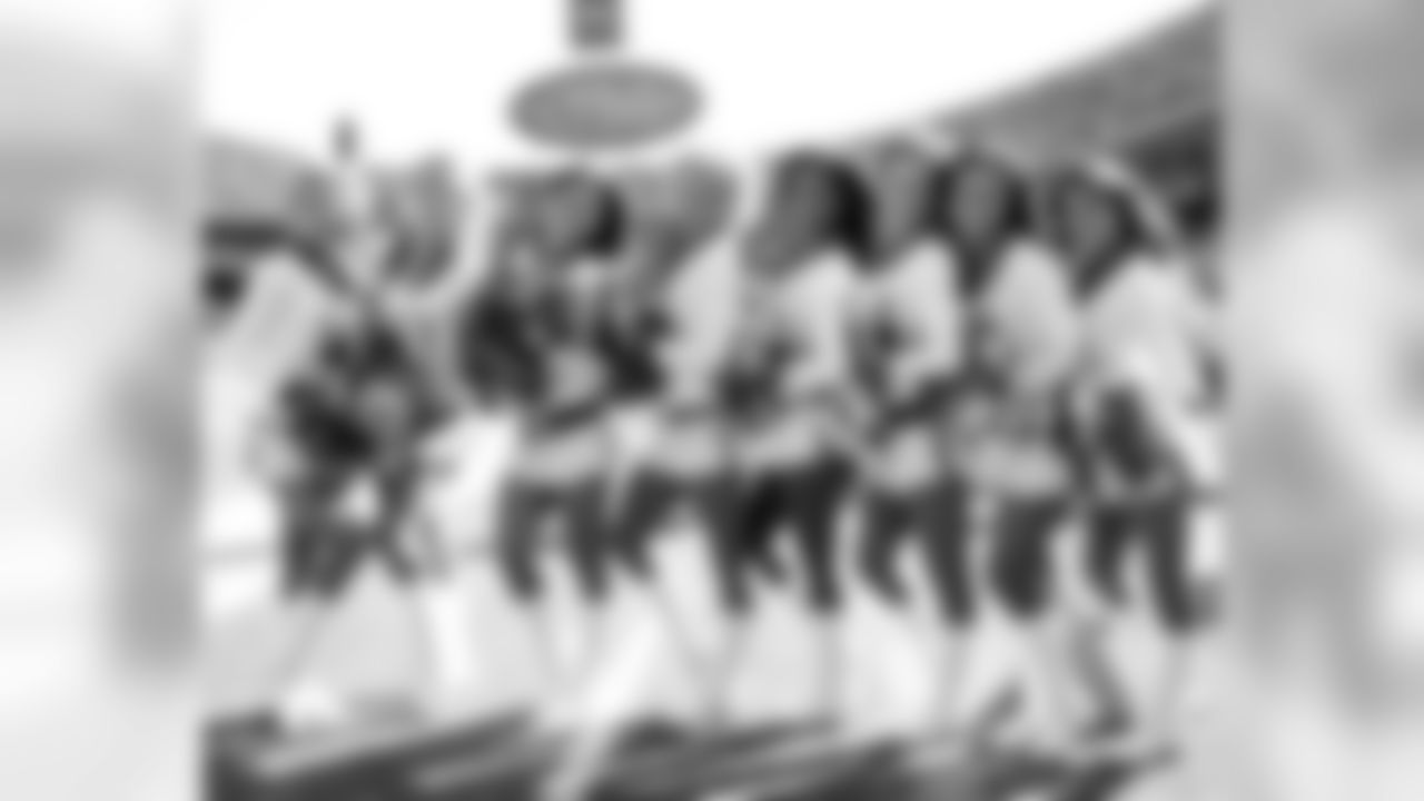Kansas City Cheerleaders during the Chiefs victory over the Jets on November 2, 2014