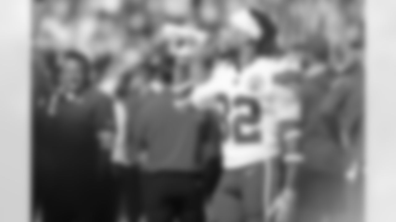 Kansas City Chiefs free safety Tyrann Mathieu (32) during an NFL football game against the Tennessee Titans at Nissan Stadium, Sunday, October 24, 2021 in Nashville