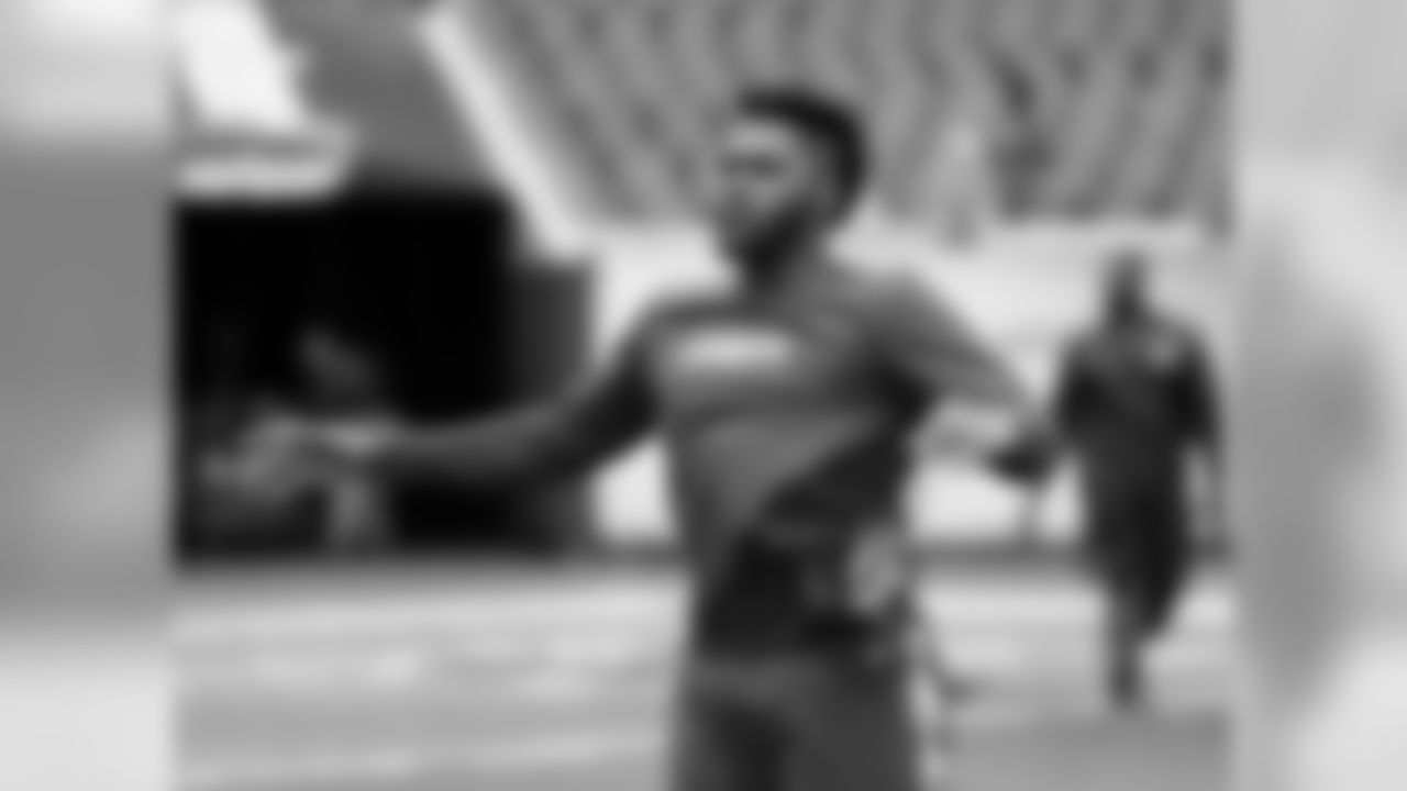 Kansas City Chiefs linebacker Justin March (59) warms up prior to the preseason game against the Chicago Bears, Saturday, August 27, 2016, in Chicago, Illinois.