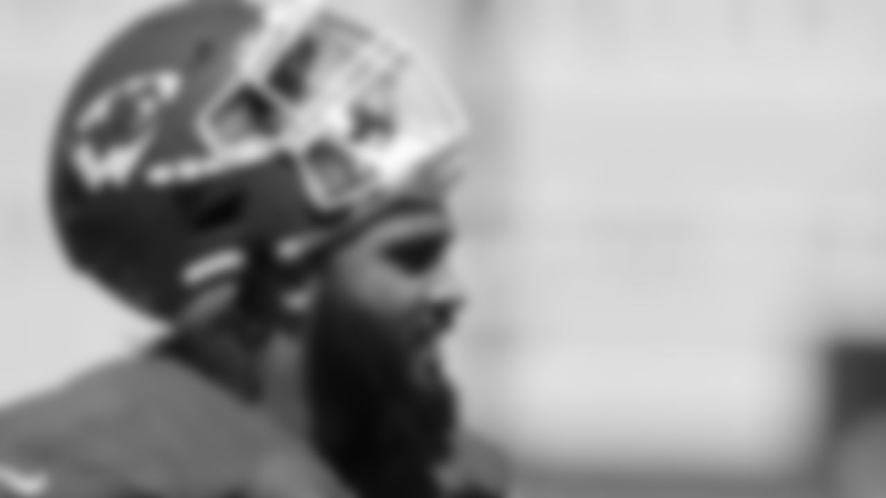 Kansas City Chiefs tackle Darian Kinnard (75) during practice on Tuesday August 30, 2022.