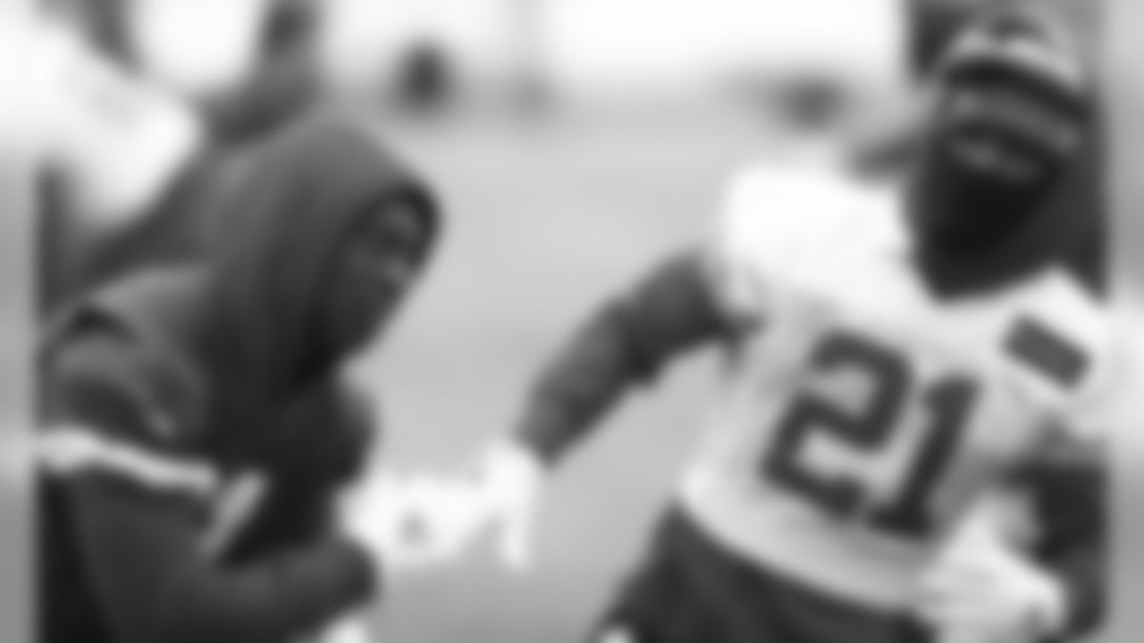 The Kansas City Chiefs practice in preparation for Sunday's AFC Championship game against the Tennessee Titans.