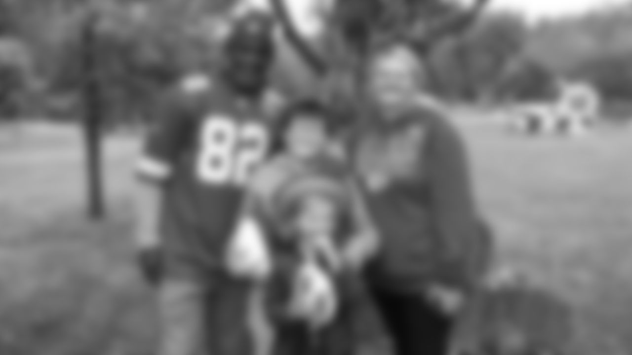 The Kansas City Chiefs visited the Deanna Rose Children's Farmstead on October 15, 2023.