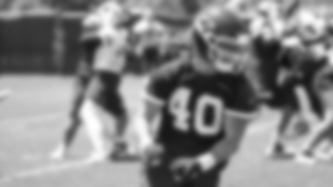 The Kansas City Chiefs participate in the eight practice of OTA''s.