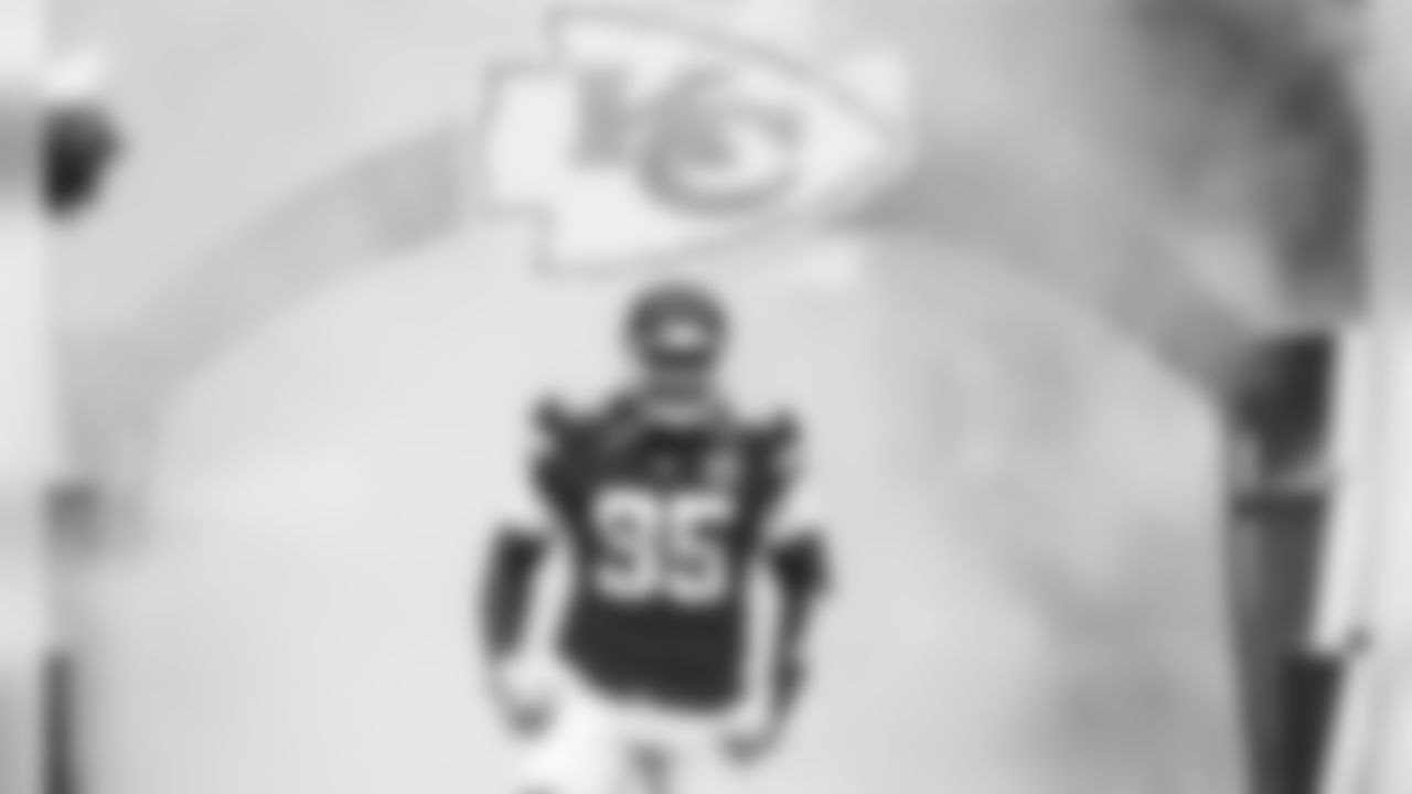 Kansas City Chiefs Defensive Tackle Chris Jones (95) during the game between the Baltimore Ravens and the Kansas City Chiefs at Arrowhead Stadium in Kansas City, MO.