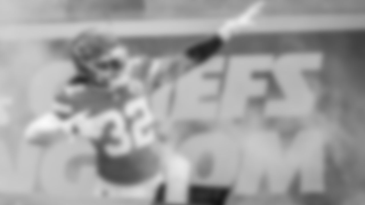 Kansas City Chiefs linebacker Nick Bolton (32) taking the field prior to an NFL Football game against the Los Angeles Rams, Sunday Nov 27, 2022 in Kansas City MO.