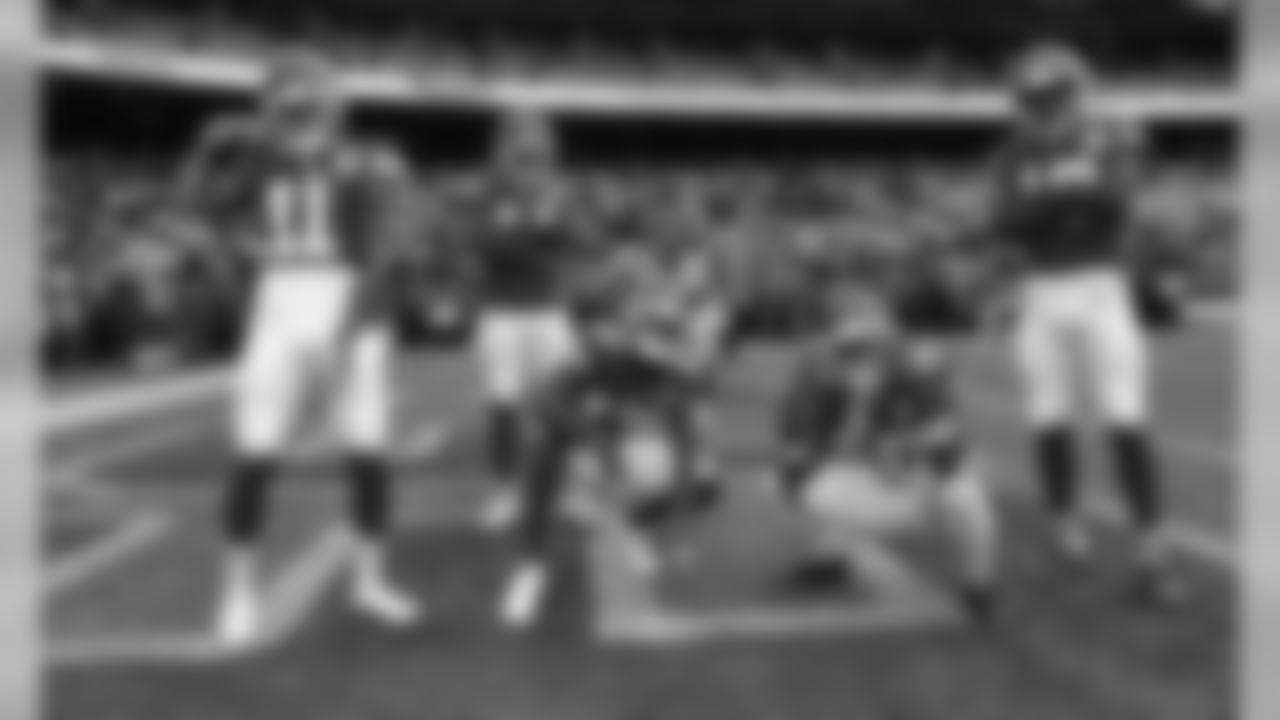 The Legion of Zoom prior to the game between the Kansas City Chiefs and the Los Angeles Chargers at Arrowhead Stadium.