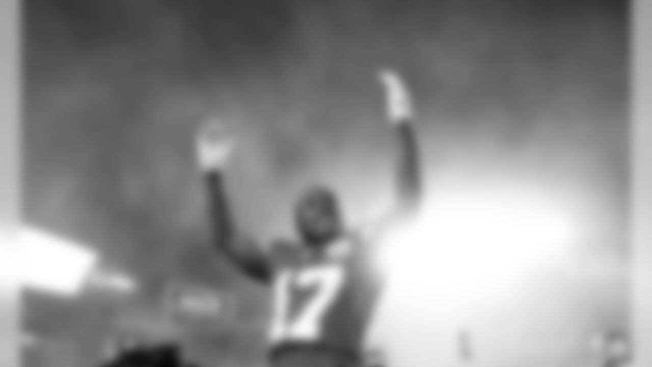 Kansas City Chiefs Wide Receiver Mecole Hardman (17) after the game between The Kansas City Chiefs and The Houston Texans in the Divisional Playoff game at Arrowhead Stadium on January 12, 2019.