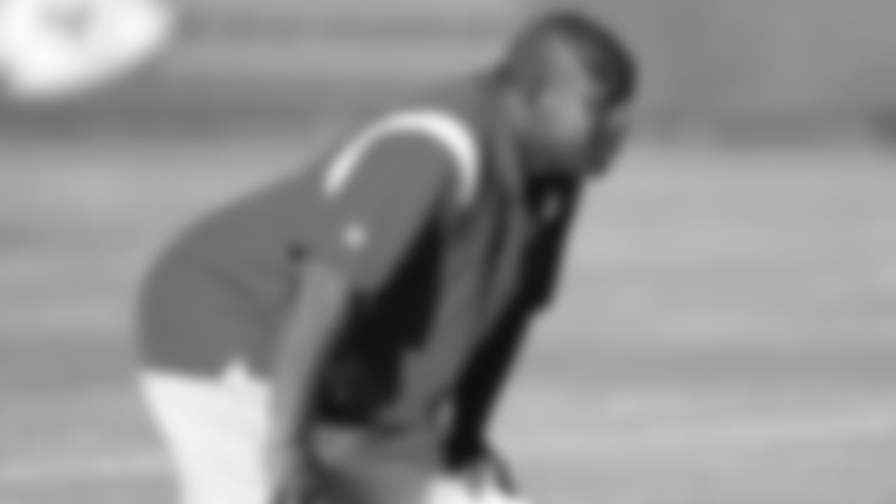 Kansas City Chiefs Offensive Coordinator Eric Bieniemy at practice in preparation for week thirteen against the Denver Broncos.