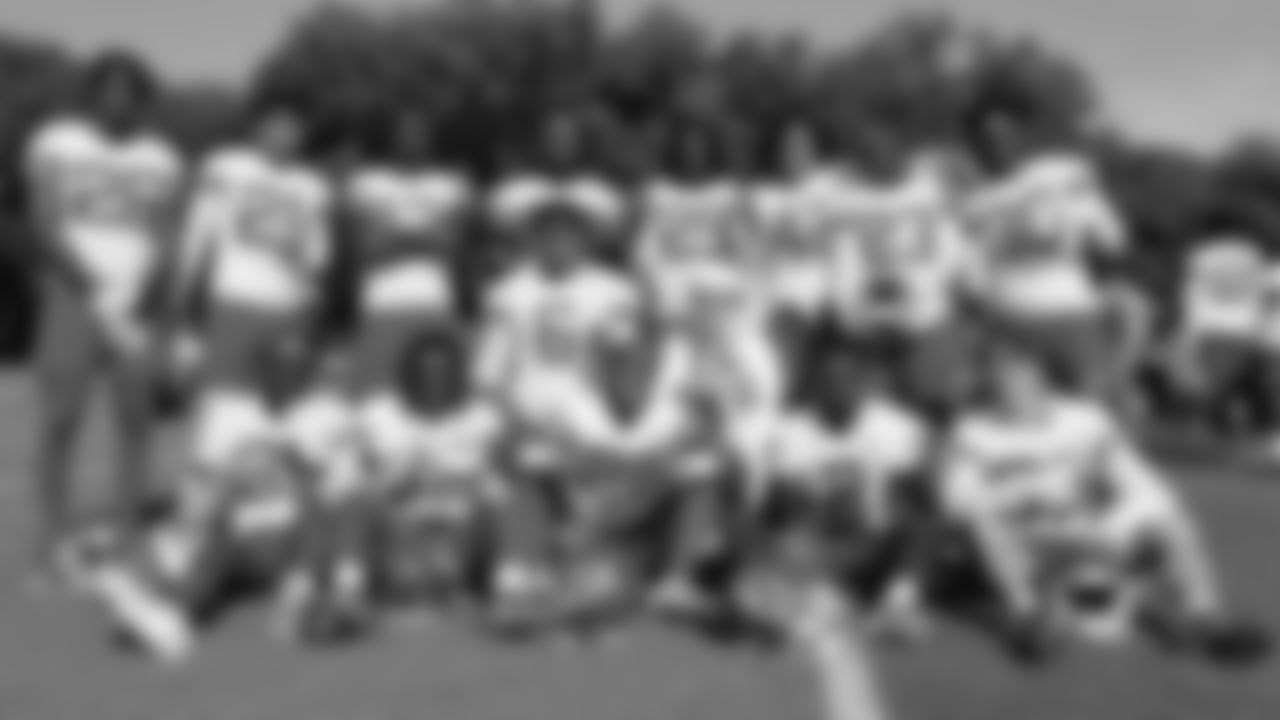 Members of the United States Military attend practice during training camp at Missouri Western State University.